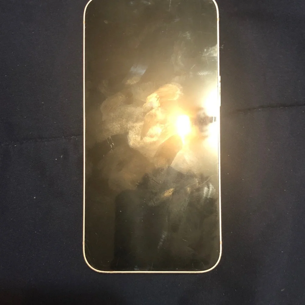 Apple iPhone with Black Screen